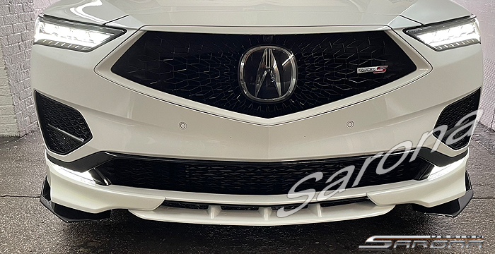 Custom Acura MDX  SUV/SAV/Crossover Front Lip/Splitter (2021 - 2024) - $690.00 (Part #AC-028-FA)